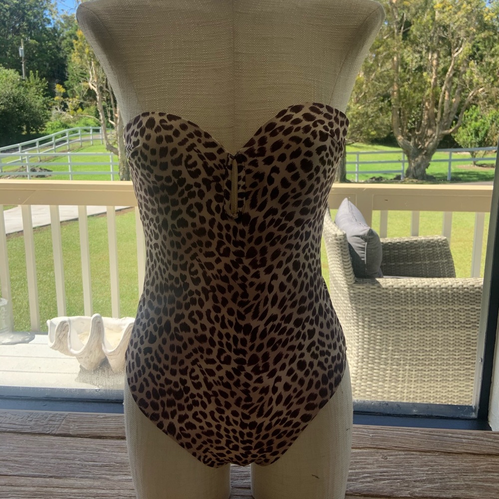 VS Leopard one piece swimsuit